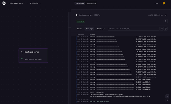 Railway Deployment Log